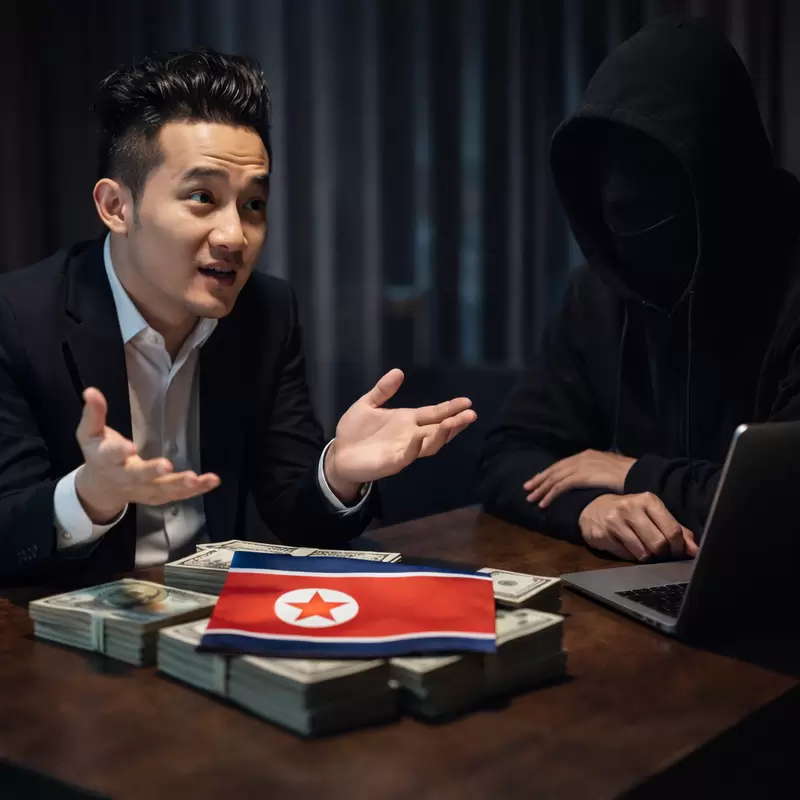 저스틴 선, 북한 해커와 대화 시도...'돈 돌려주면 10% 보상' 초강수 협상