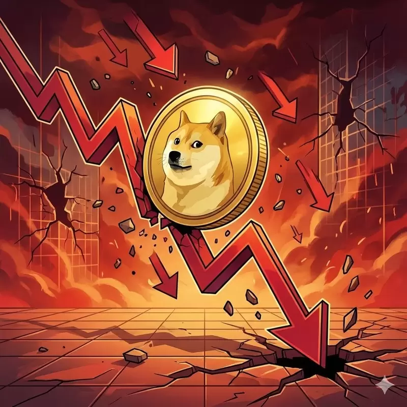 도지코인(DOGE), 추락 고비 한 번 넘겨도 '불안'...0.08달러 붕괴 위기 지속