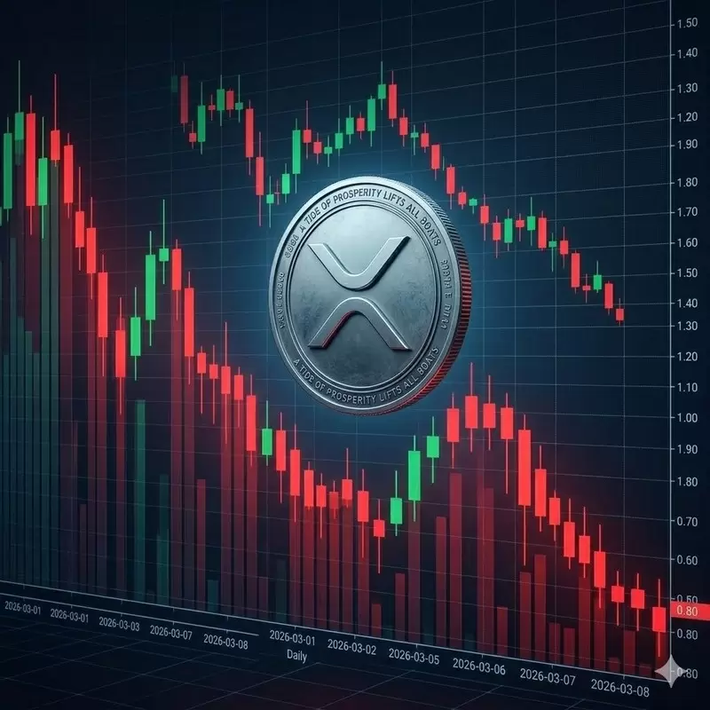 XRP(리플), 거래량 급락 속 투심 '꽁꽁'..."반등은커녕 사용량 감소 경고등"