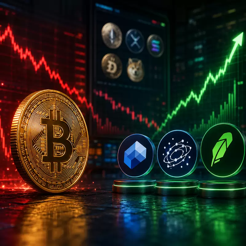 비트코인(BTC)은 상승 '주춤'...로빈후드(HOOD) 등 암호화폐 관련주, 랠리 시동